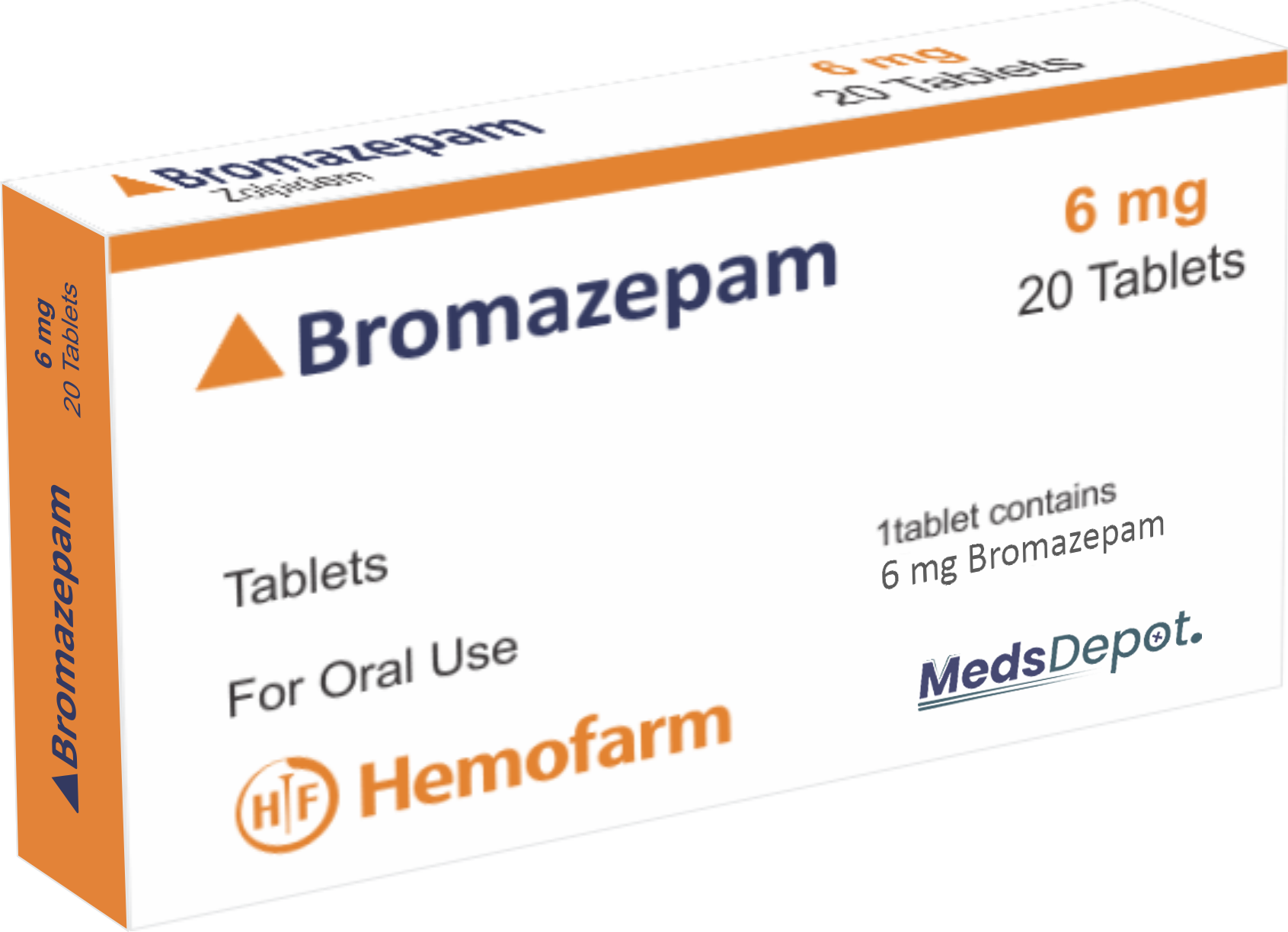 Bromazepam 6mg Tablets