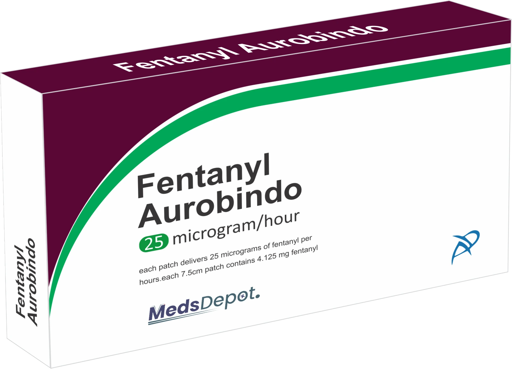 Fentanyl Aurobindo 25mcg Pleister