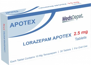 Lorazepam 2.5mg (30 tabletten)