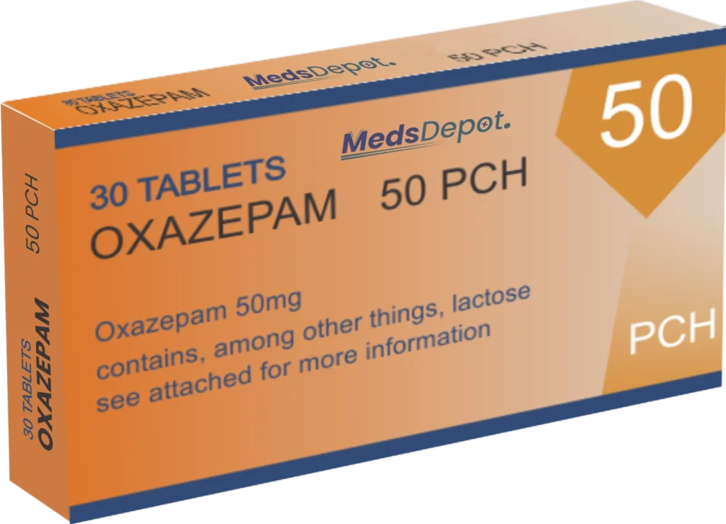 Oxazepam 50 MG (30 tablets)