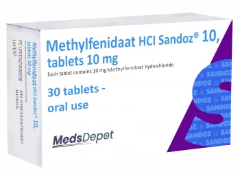 Ritalin Methylfenidaat HCI Sandoz 10mg 30 Tablets